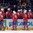 MINSK, BELARUS - MAY 14: Norway's Morten Ask #21 high fives the bench after scoring Team Norway's second goal of the game during preliminary round action at the 2014 IIHF Ice Hockey World Championship. (Photo by Richard Wolowicz/HHOF-IIHF Images)

